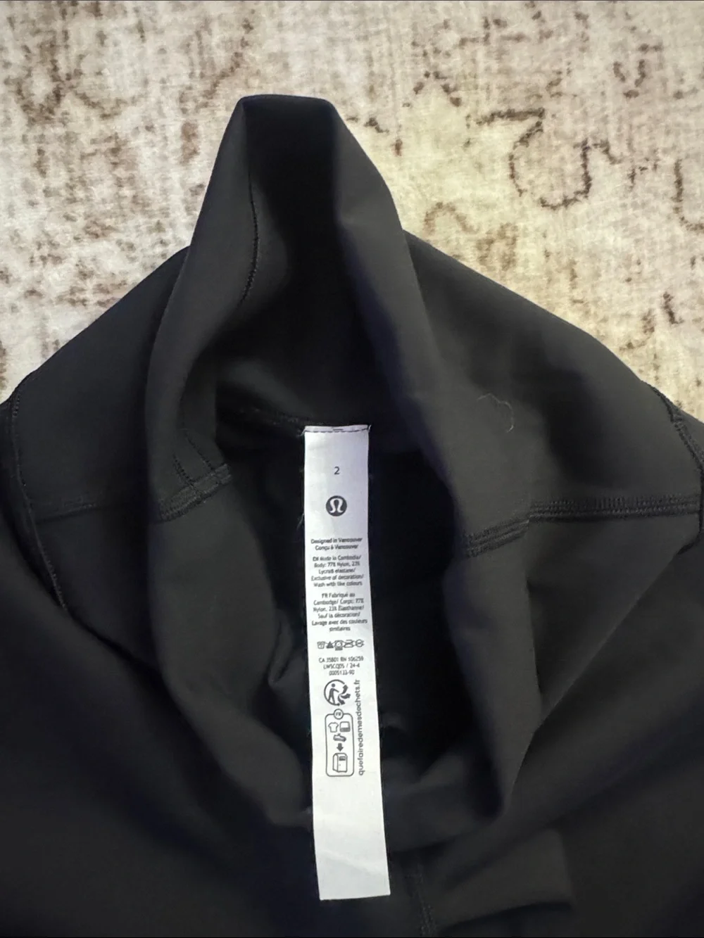 lululemon athletica Black High-Rise Performance Leggings